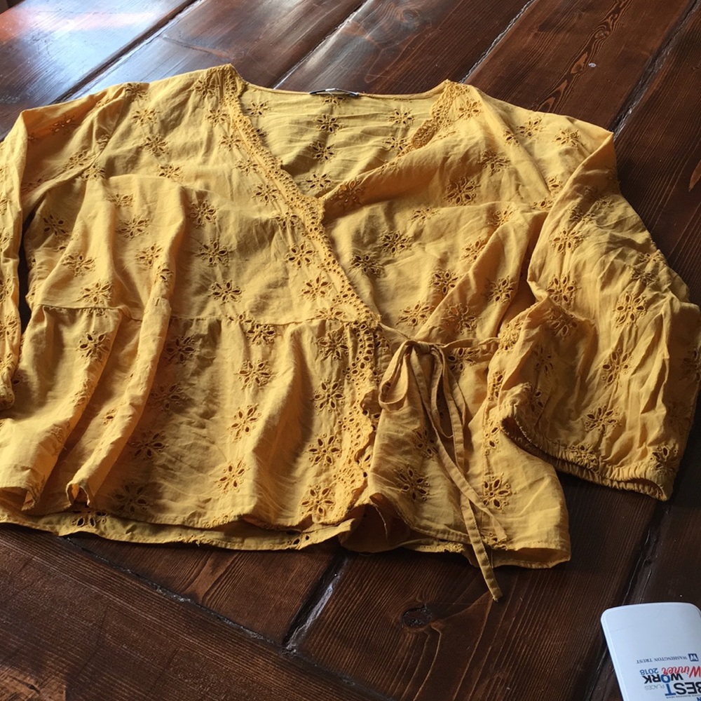Madewell wrap top